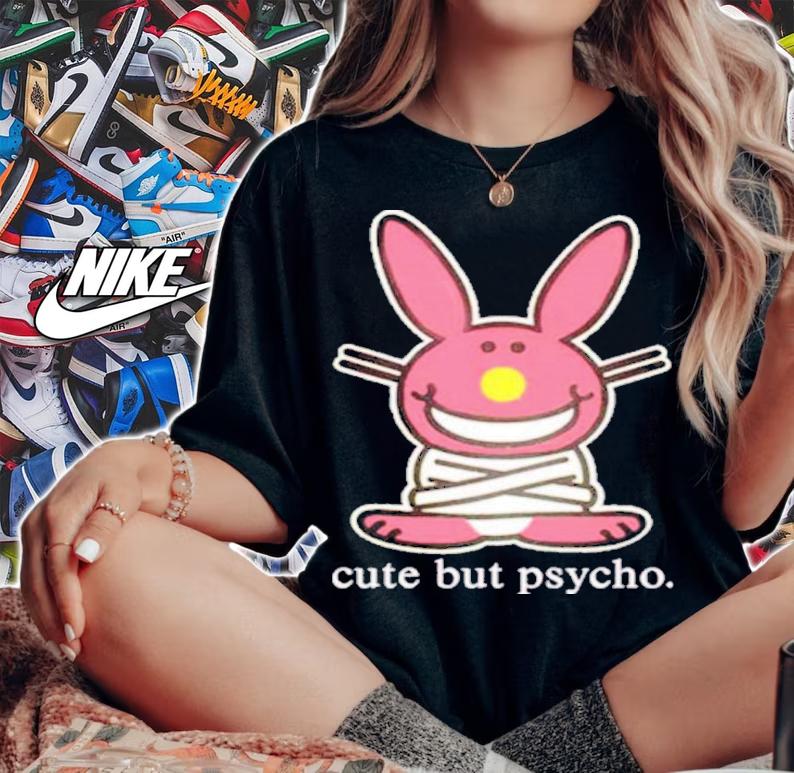 Bunny Cute But Psycho Shirt t-shirt