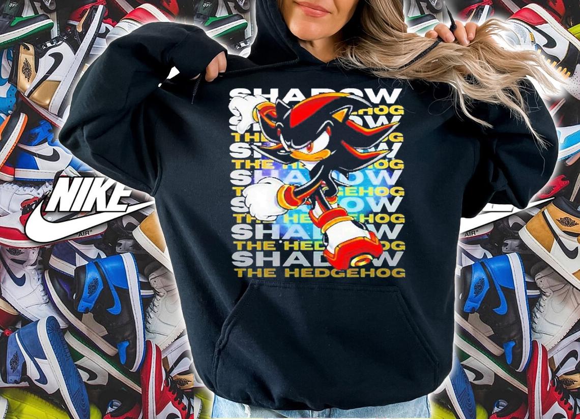 Character Shadow The Hedgehog Sonic Nintendo Game Vintage Shirt t-shirt