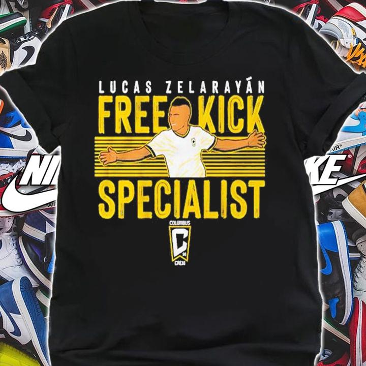 Columbus Crew Lucas Zelarayn Free Kick Specialist shirt t-shirt