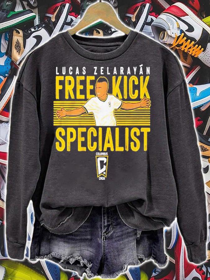 Columbus Crew Lucas Zelarayn Free Kick Specialist shirt t-shirt