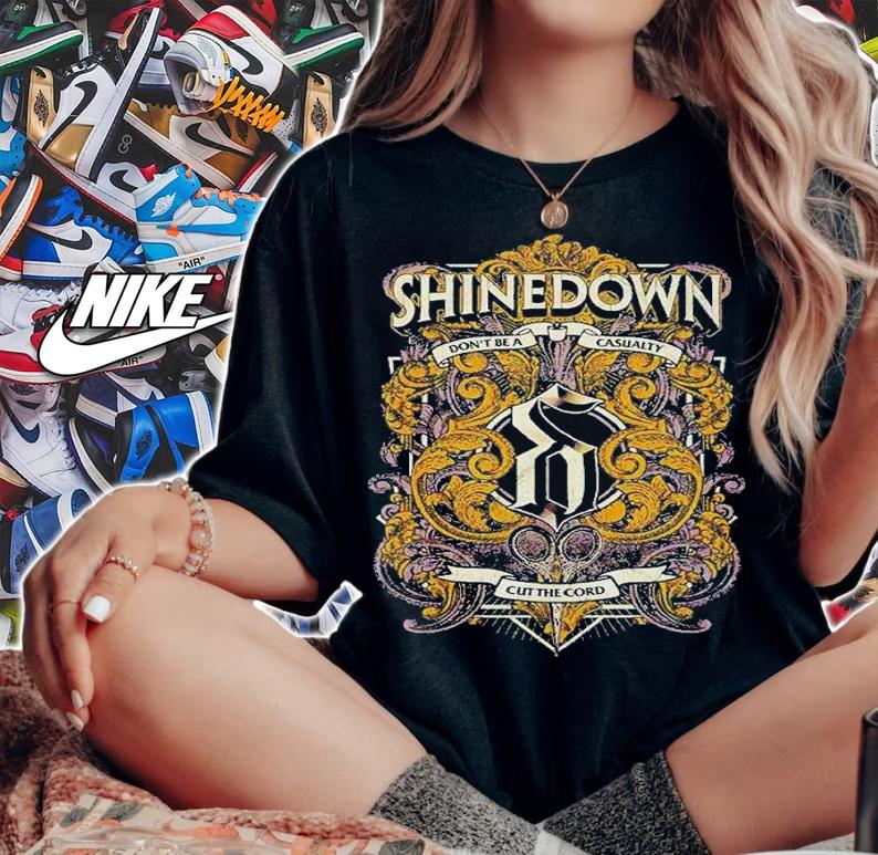 Shinedown Ornamental Scissors shirt t-shirt woman shirt