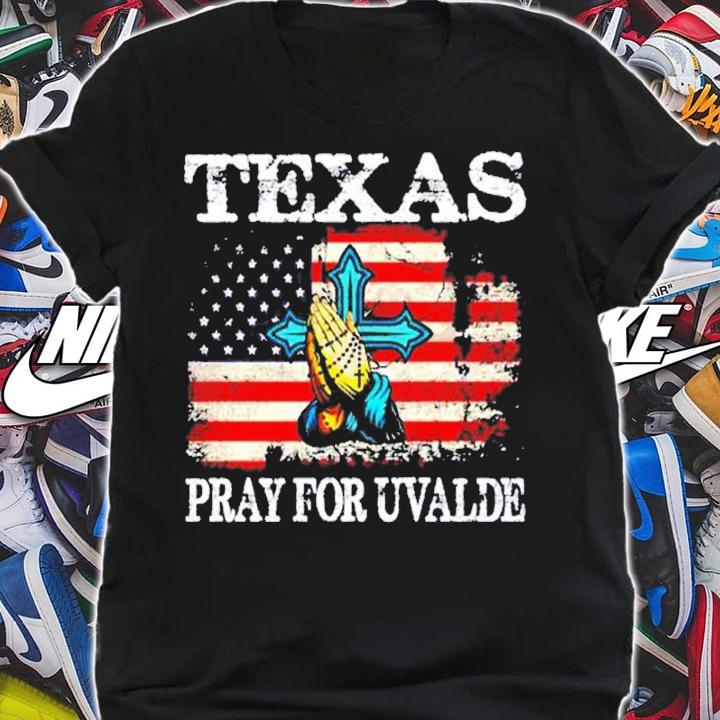 Texas Pray For Uvalde American Flag shirt t-shirt shirt