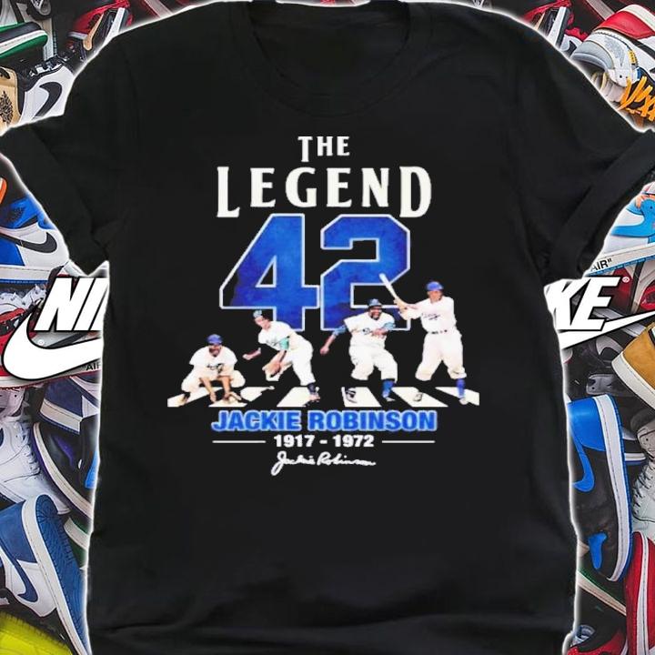 The Legend 42 Jackie Robinson Los Angeles Dodgers 1917-1972 Signature Shirt t-shirt