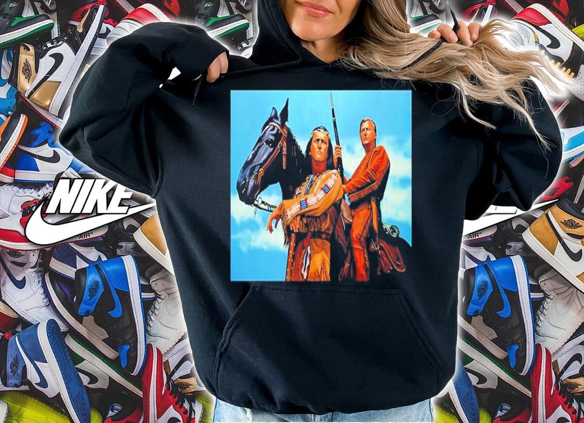 Winnetou and Old Shatterhand Painting shirt t-shirt