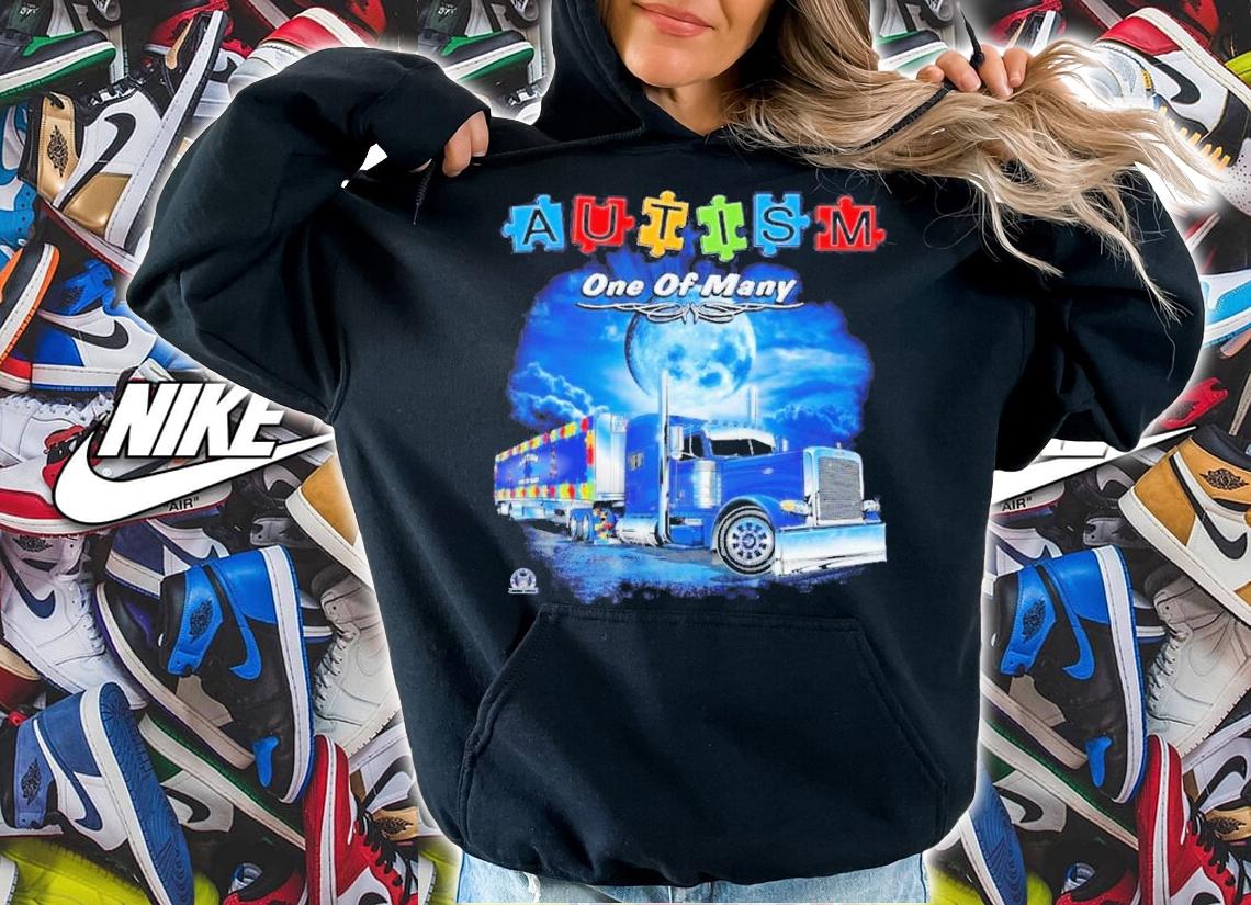 Crushing Autism Awareness Monster Truck Puzzle T-Shirt t-shirt hoodie