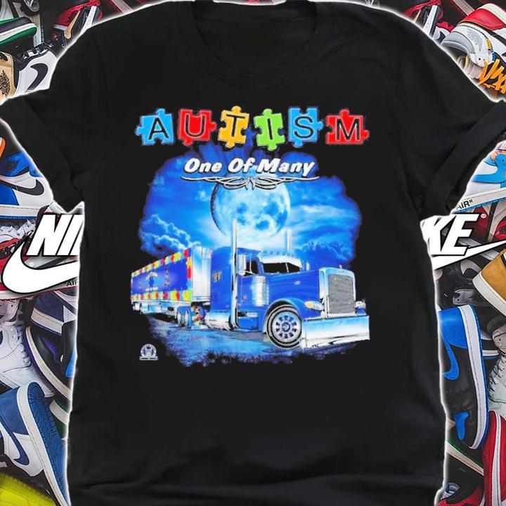 Crushing Autism Awareness Monster Truck Puzzle T-Shirt t-shirt shirt