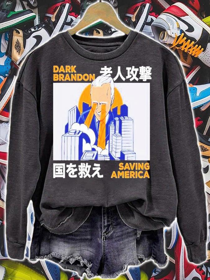 Dark Brandon Save America Funny Dark Brandon Japanese Meme Shirt t-shirt