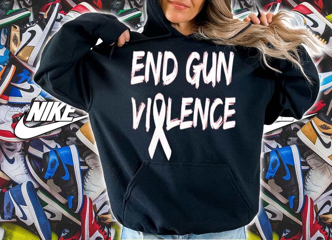 End Gun Violence Ribbon Shirt t-shirt