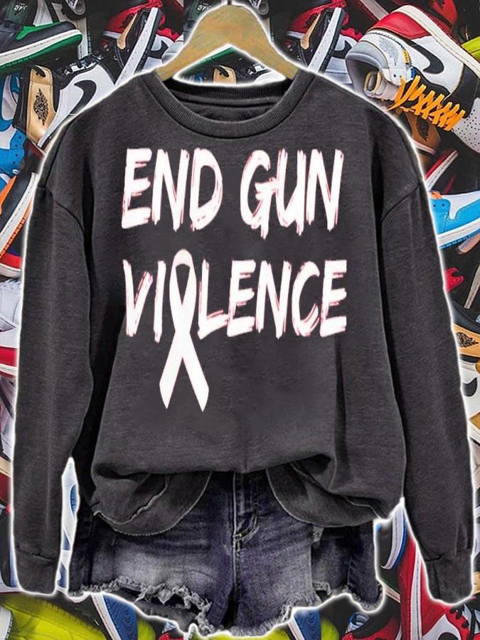 End Gun Violence Ribbon Shirt t-shirt