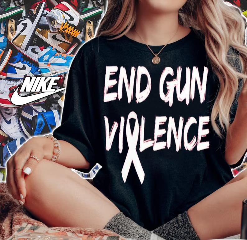 End Gun Violence Ribbon Shirt t-shirt