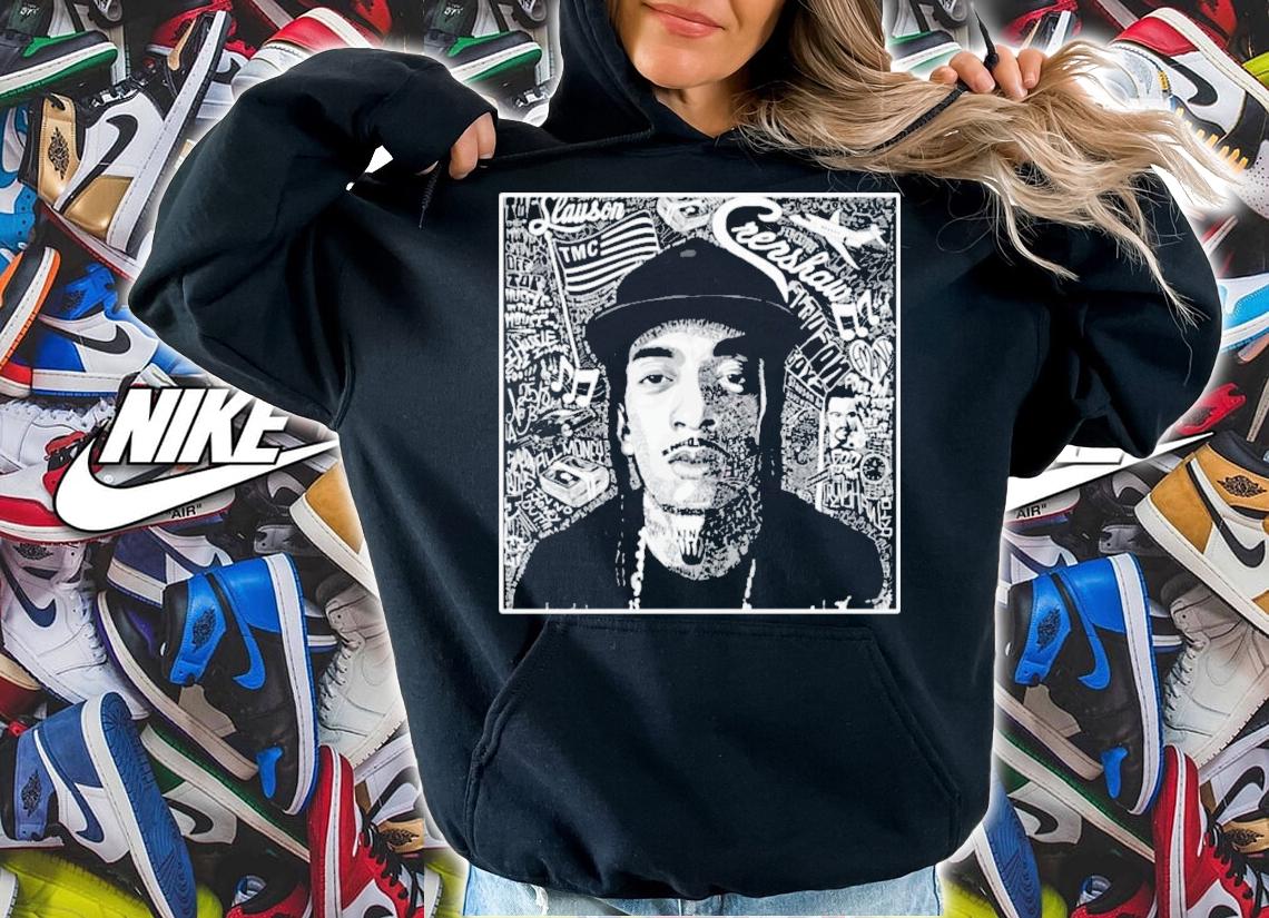 Front Office Sports LeBron James Nipsey Hussle The Great Vol 1 T-Shirt t-shirt hoodie