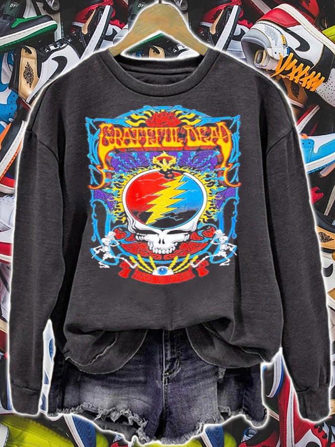 Grateful Dead Steal Your Face Skeleton Shirt t-shirt
