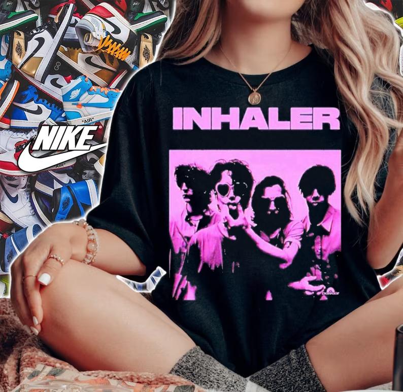 Irish Rock Graphic Inhaler Band Shirt t-shirt