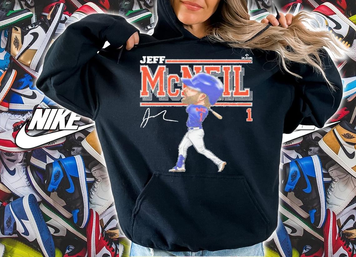 Jeff McNeil New York M Cartoon Baseball T-Shirt t-shirt hoodie