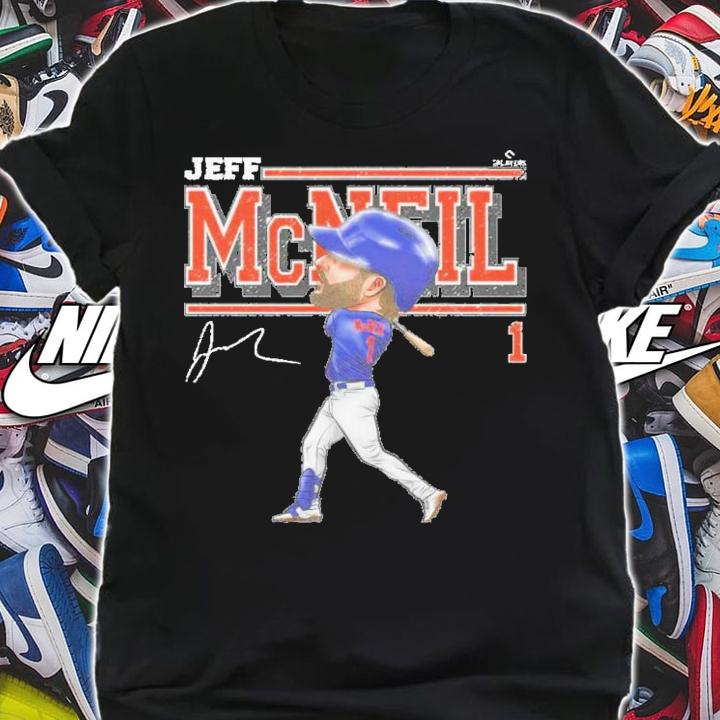 Jeff McNeil New York M Cartoon Baseball T-Shirt t-shirt shirt