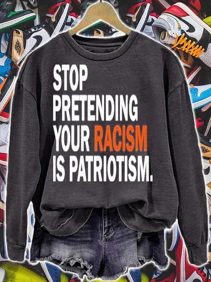Jonathan D. Lovitz stop pretending your racism is patriotism shirt t-shirt