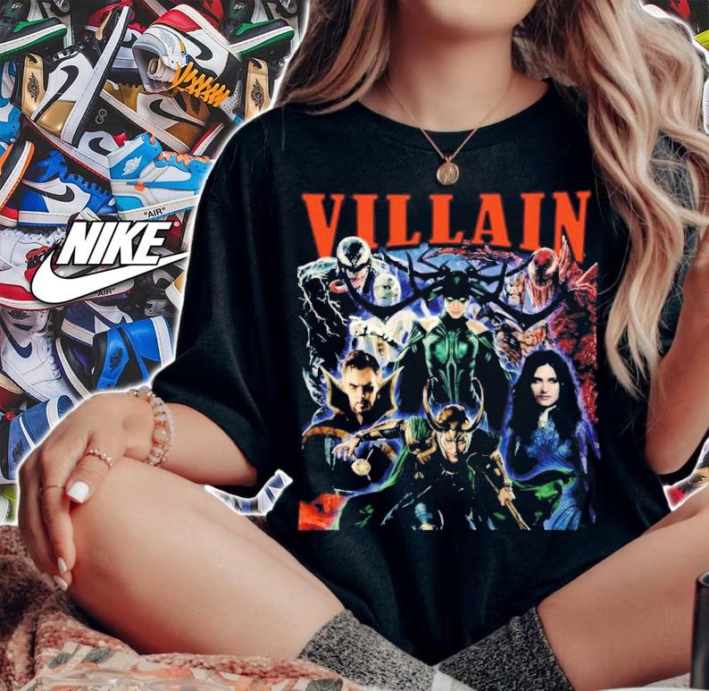 Marvel Villains Marvel Enemies For Marvel Shirt t-shirt woman shirt