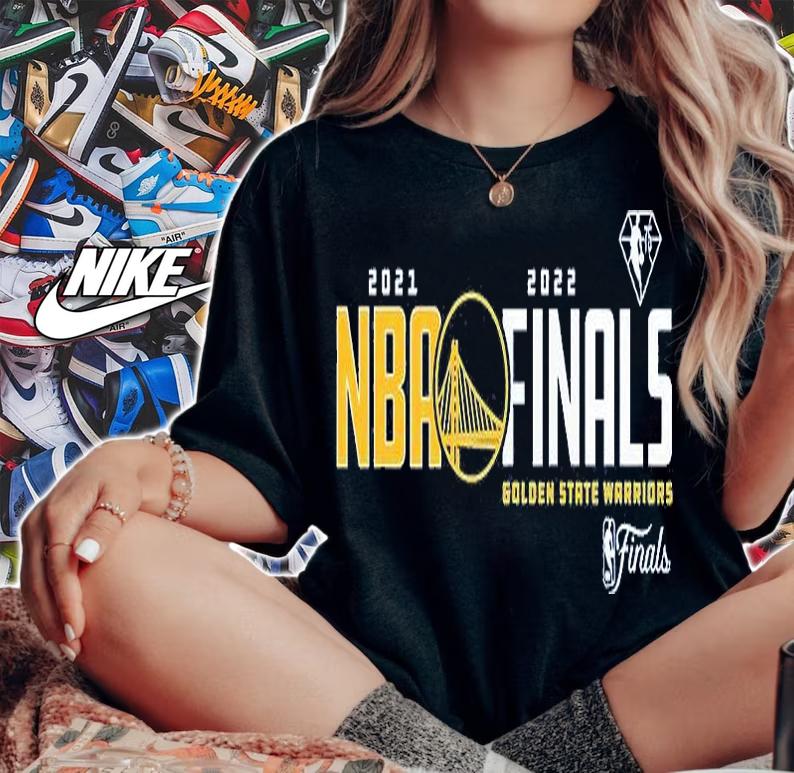 Men's Royal Golden State Warriors 2022 NBA Finals See The Court T-Shirt t-shirt