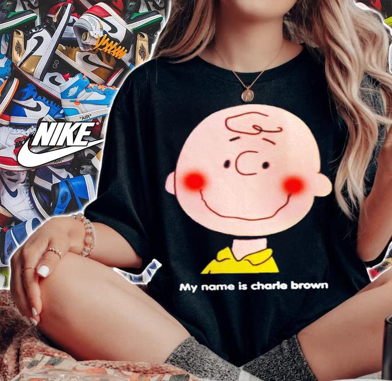 My Name Is Charlie Brown T-Shirt t-shirt woman shirt