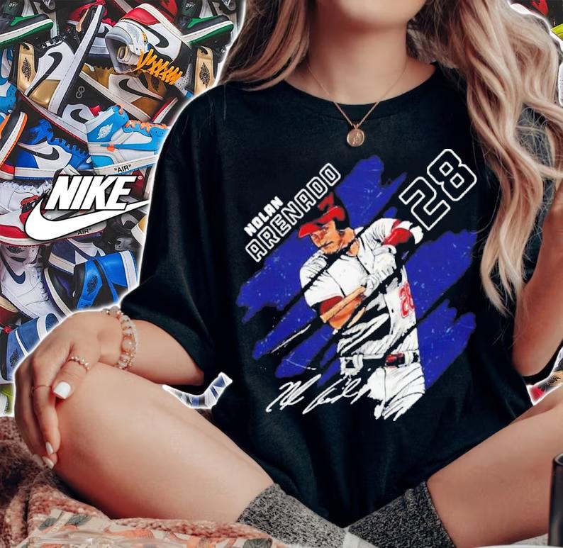 Nolan Arenado 28 Signatures Shirt t-shirt woman shirt