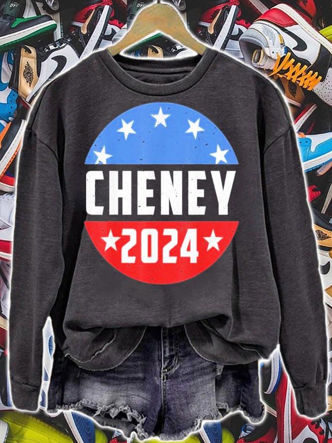 Retro USA Flag Liz Cheney 2024 USA Election Shirt t-shirt sweatshirt