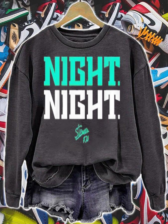 Sabrina Ionescu Night Night signature t-shirt