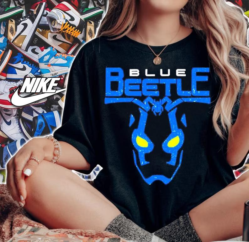 The Blue Hermano Beetle Blue Beetle shirt t-shirt