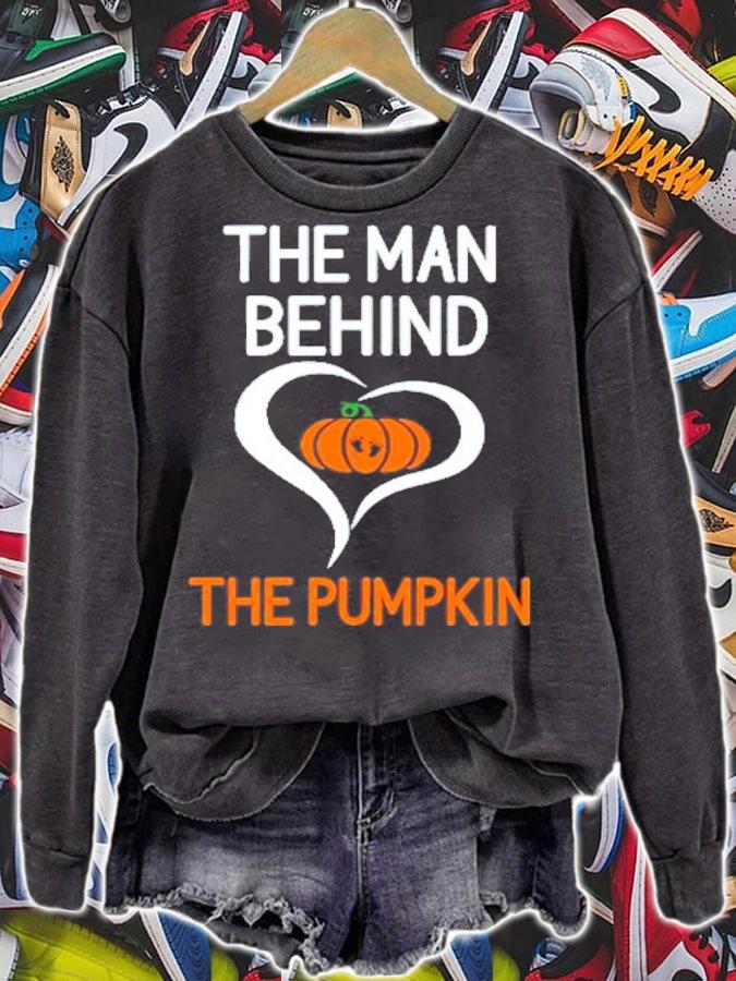 The Man Behind The Pumpkin T-Shirt t-shirt