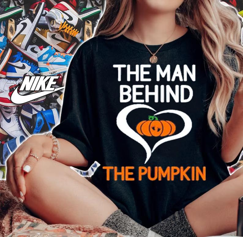 The Man Behind The Pumpkin T-Shirt t-shirt