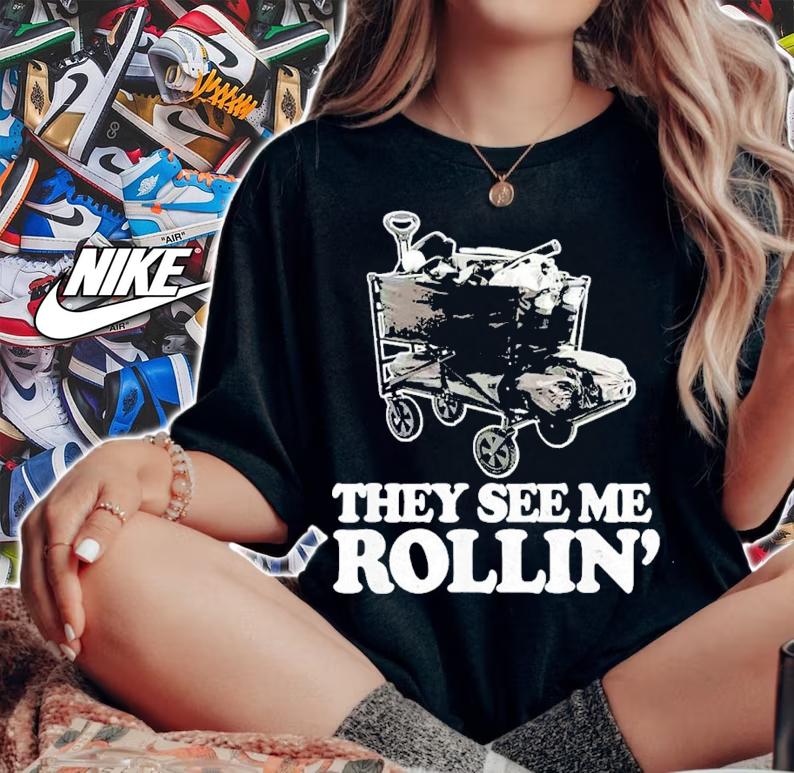 They See Me Rollin Ballpark Wagon shirt t-shirt woman shirt