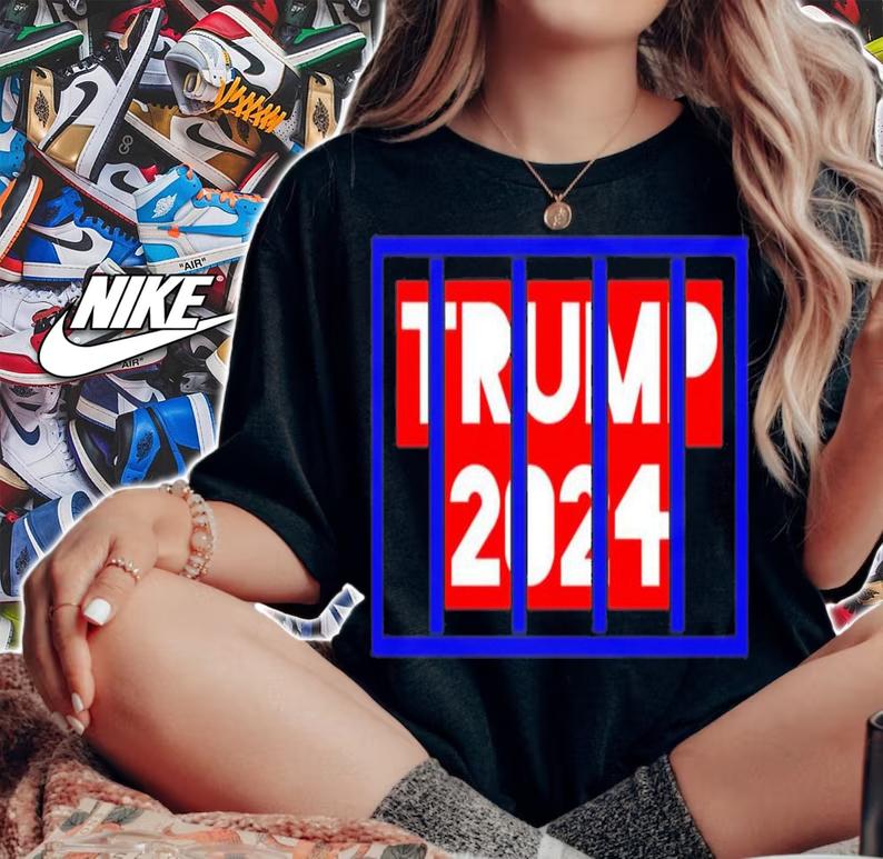 Trump 2024 Jail Art T-Shirt t-shirt