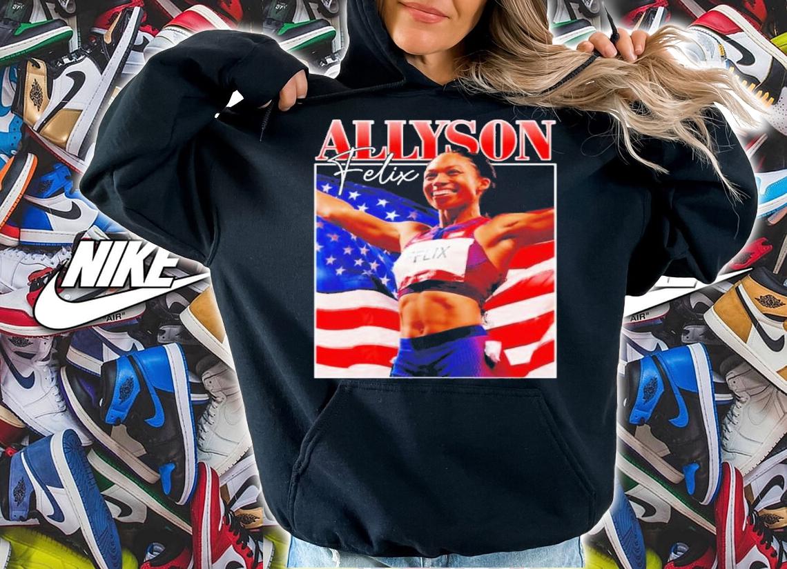 Woman Sprinter Allyson Felix Shirt t-shirt