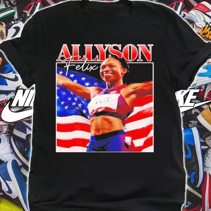 Woman Sprinter Allyson Felix Shirt t-shirt