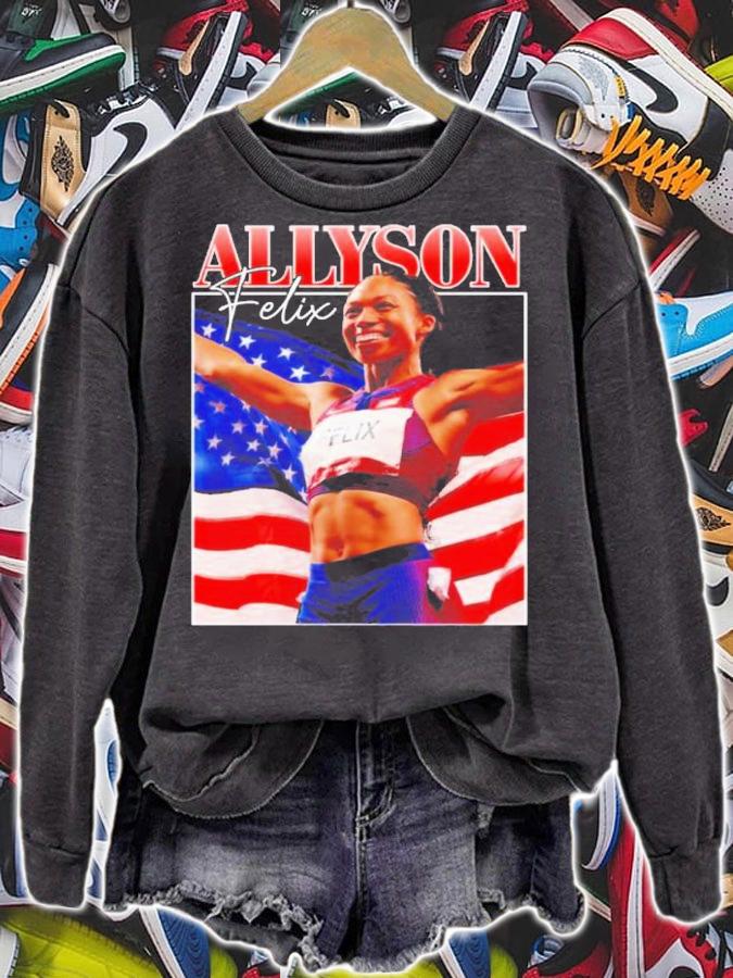 Woman Sprinter Allyson Felix Shirt t-shirt