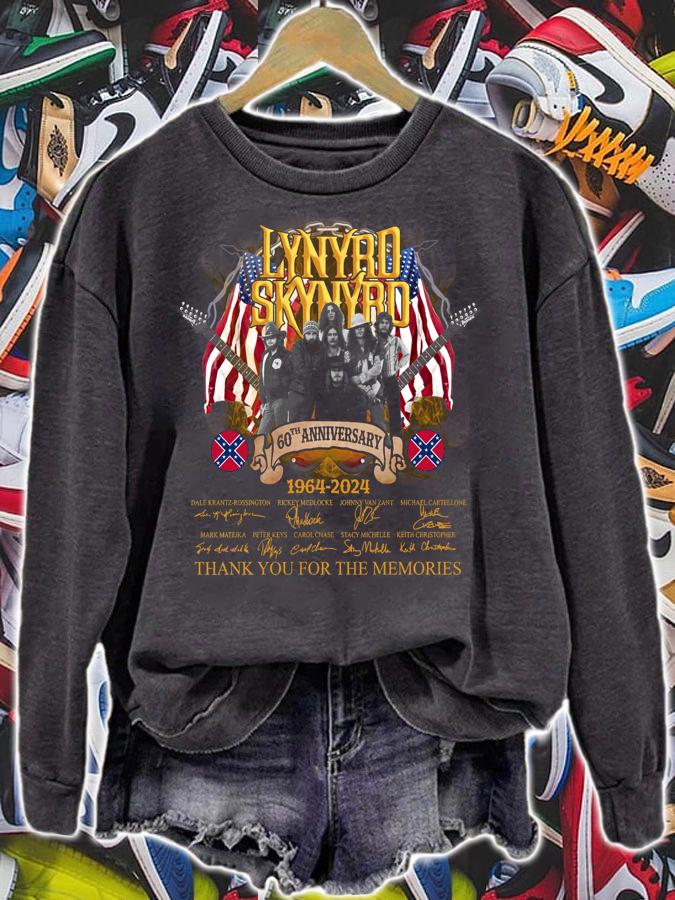Lynyrd Skynyrd 60th Anniversary 1964-2024 Thank You For The Memories t-shirt