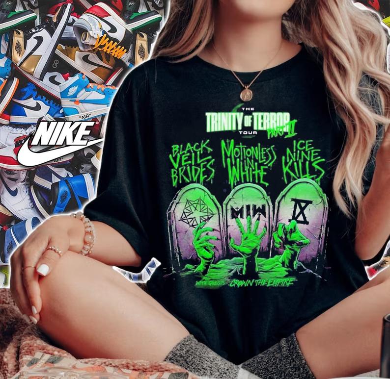 Trinity Of Terror Tour Part 2 Concert 2022 T-Shirt t-shirt