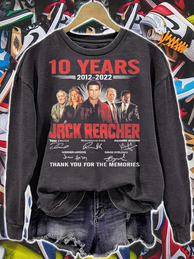 10 Years 2012-2022 Jack Reacher Signatures Thank You For The Memories Shirt t-shirt