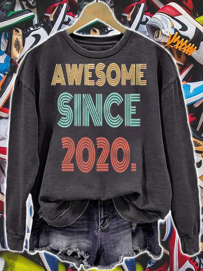 1St Birthday Awesome Since 2020 Vintage shirt t-shirt