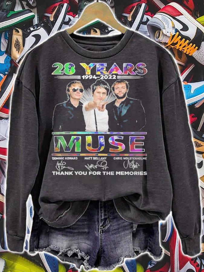 28 years 1994-2022 Muse signatures shirt t-shirt
