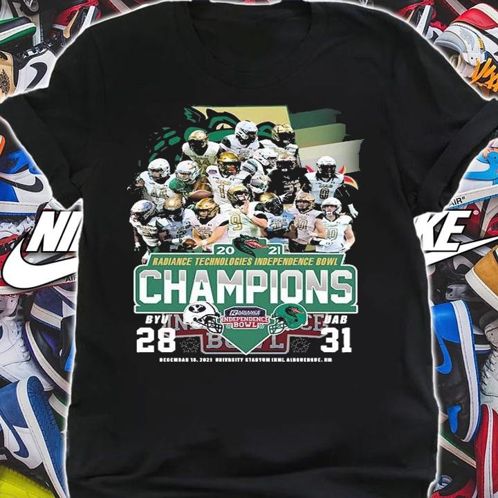 2021 Radiance Technologies Independence Bowl Champions BYU 28 Vs UAB 31 T-Shirt t-shirt shirt