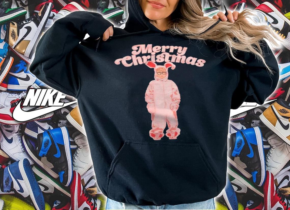 A Christmas Story Ralphie Pink Bunny Merry Christmas Shirt t-shirt hoodie