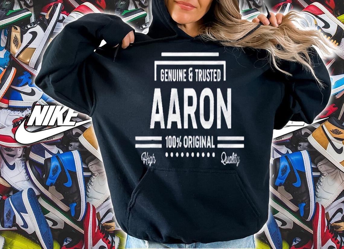 Aaron 100% Original Genuine & Trusted Funny Mens Name Shirt t-shirt