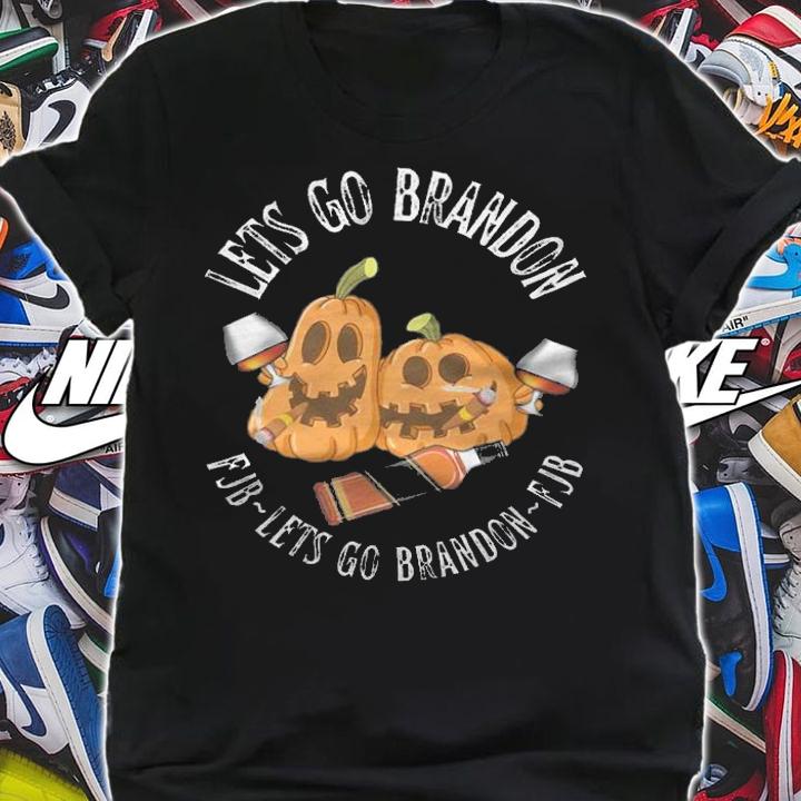 Anti President lets Go Brandon Let's Go Brandon FJB Halloween Thanksgiving T-Shirt t-shirt