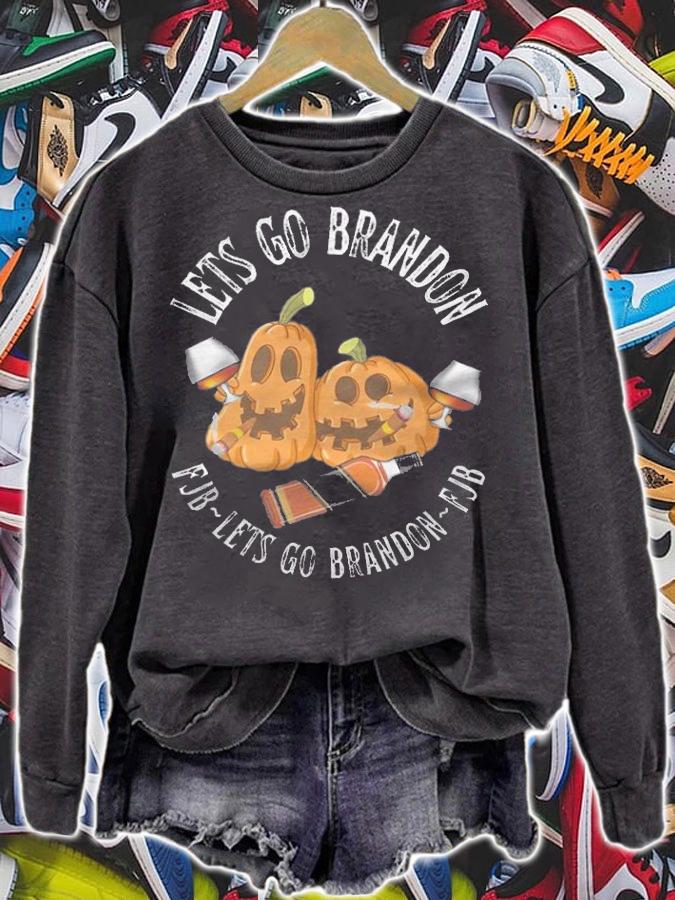 Anti President lets Go Brandon Let's Go Brandon FJB Halloween Thanksgiving T-Shirt t-shirt