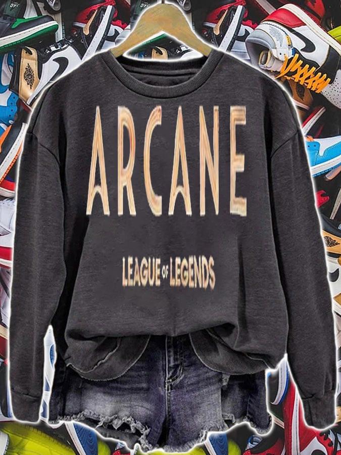 Arcane League of Legends logo T-shirt t-shirt