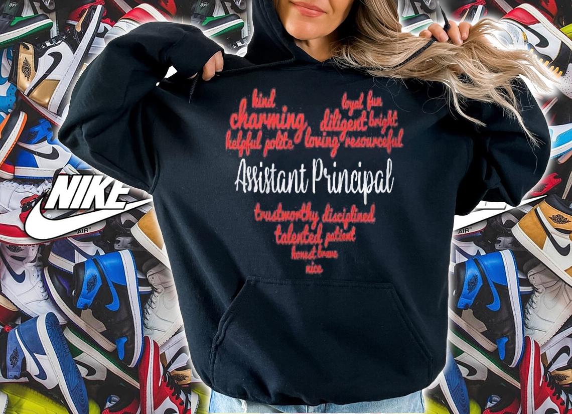 Assistant Principal Words Heart Art Shirt t-shirt hoodie