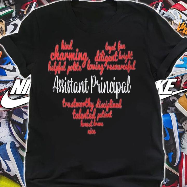 Assistant Principal Words Heart Art Shirt t-shirt shirt