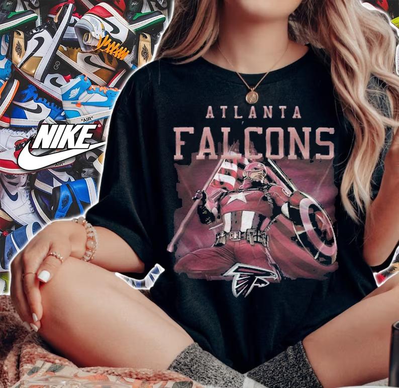 Atlanta Falcons Chris Evans Captain America T-shirt t-shirt woman shirt