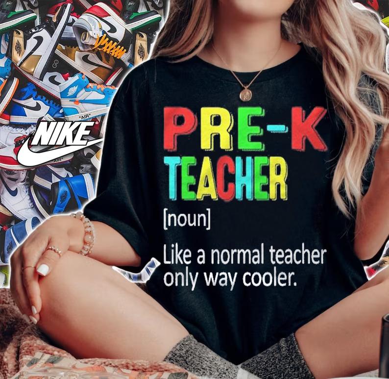 Back To School Pre K Teacher Definition Teacher Shirt t-shirt woman shirt