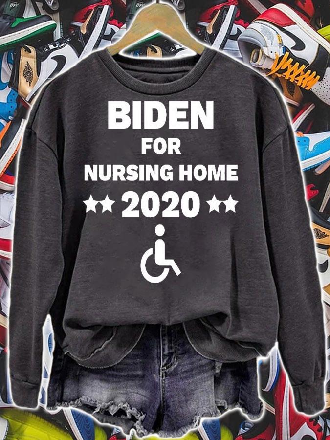 Biden For Nursing Home Anti Biden Pro Trump 2020 Election T-Shirt t-shirt